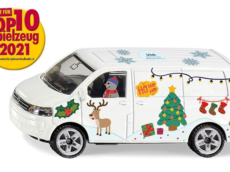 SIKU 6505 Craftwork Model VW T5 Snowman